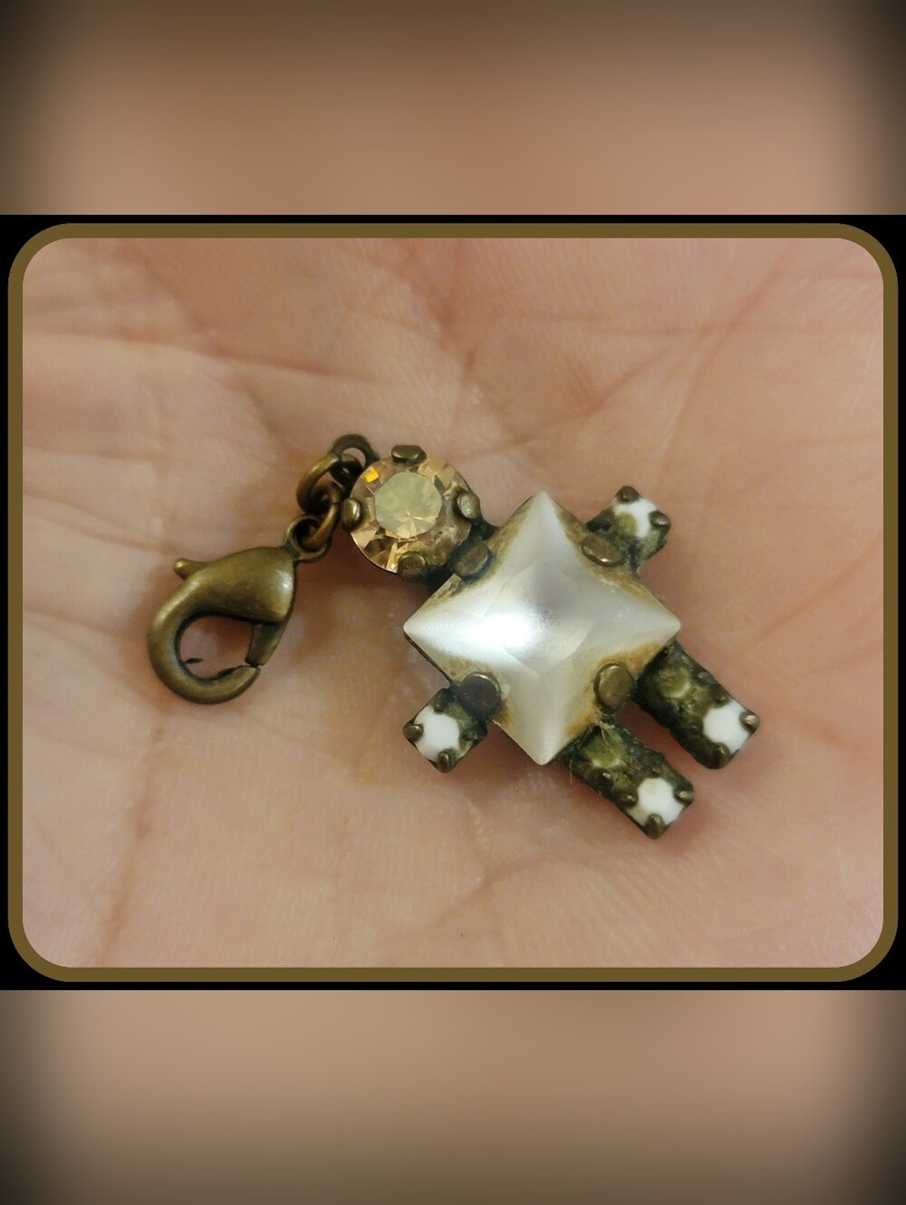 #Sabika #Swarovski #Crystal Boy Charm Pendant Winter 2011 Collection